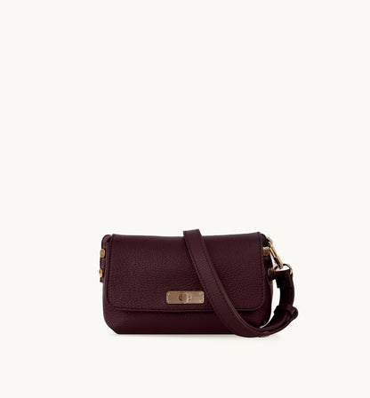 The Maisie stone leather bag with a timeless silhouette, elegant stone-colored finish, and functional design for everyday use-11