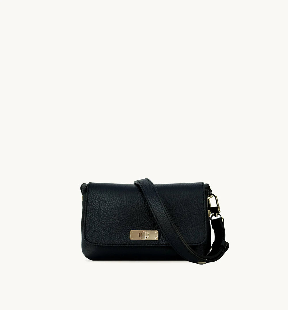 The Maisie stone leather bag with a timeless silhouette, elegant stone-colored finish, and functional design for everyday use-12