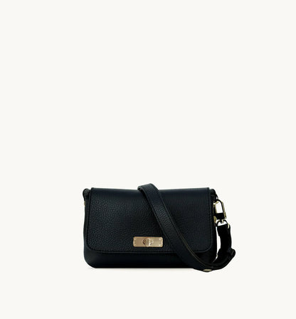 The Maisie stone leather bag with a timeless silhouette, elegant stone-colored finish, and functional design for everyday use-12