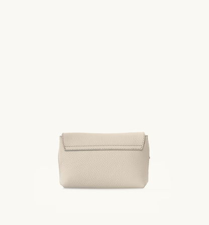 The Maisie stone leather bag with a timeless silhouette, elegant stone-colored finish, and functional design for everyday use-8